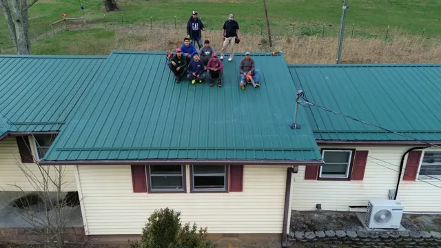 Metal roofing project photograph